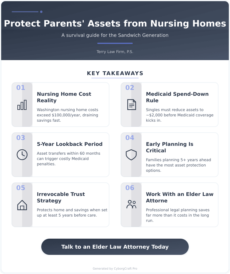 The ‘Sandwich Generation’ Guide: Protecting Your Parents’ Assets Before a Nursing Home Wipes Them Out
