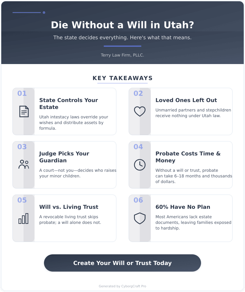 Utah Residents Who Die Without a Will Hand Control of Everything to the State – Here’s What That Actually Looks Like